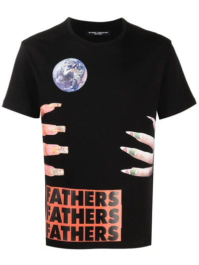 Shop Raf Simons X Sterling Ruby Fathers T-shirt In Black