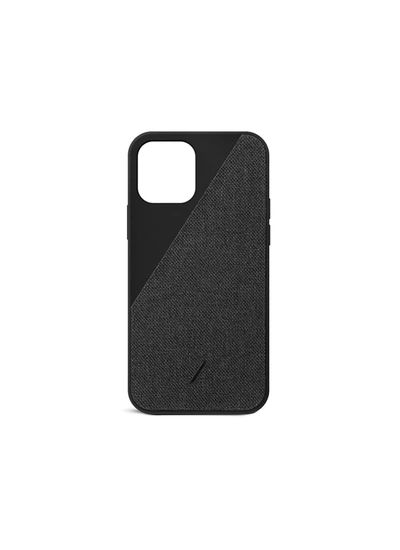 Shop Native Union Clic Canvas Iphone 12 Case - Black