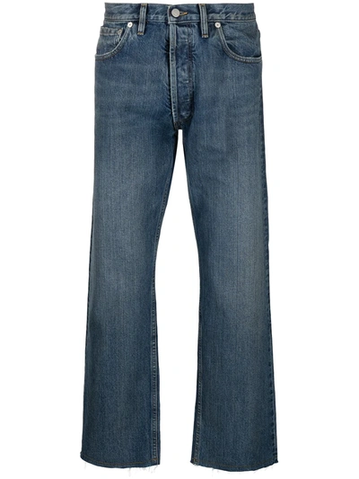 Shop Maison Margiela Straight-leg Denim Jeans In Blue