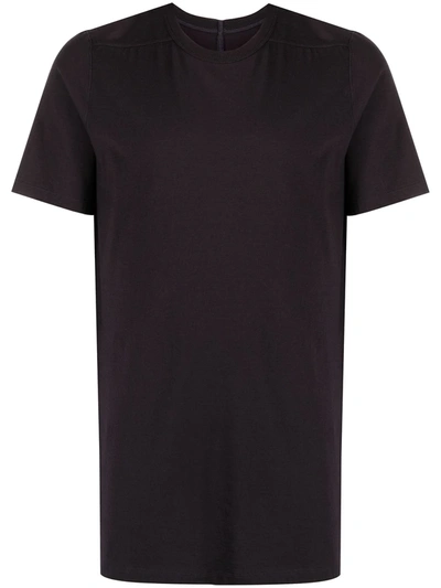Shop Rick Owens Round Neck T-shirt In Purple