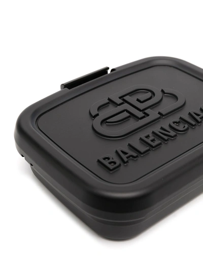 Shop Balenciaga Lunch Box Mini Bag In Black