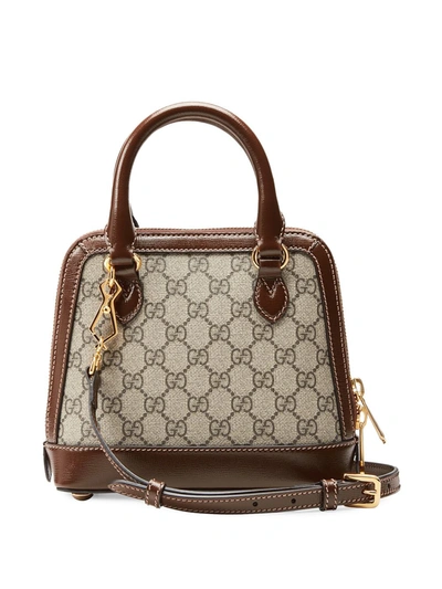 Shop Gucci Horsebit 1955 Tote Bag In Brown