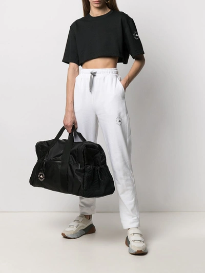 Shop Adidas By Stella Mccartney Cotton Pants In White