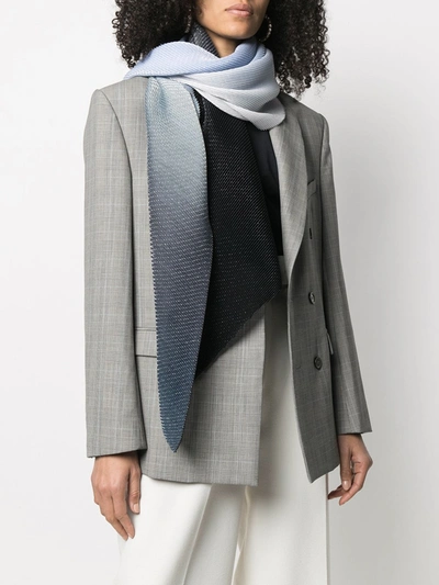 Shop Emporio Armani Stole In Grey