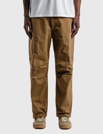 Shop Nanamica Cargo Pants In Brown