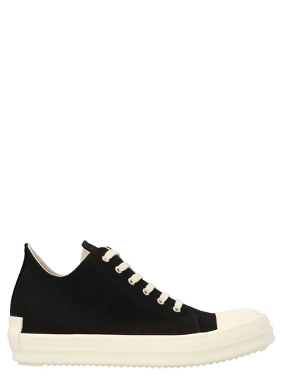 Shop Drkshdw Low Sneak Shoes In Nero Bianco