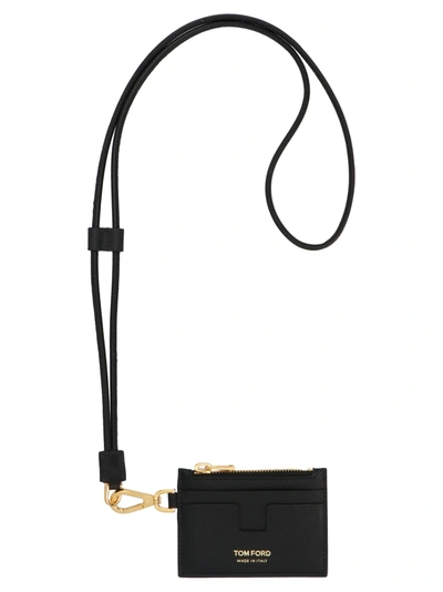 Shop Tom Ford Cardholder In Black