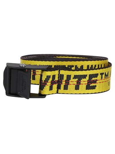 Shop Off-white Belt Mini Industrial In Yellow Black