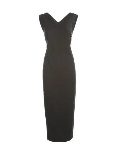 Shop Antonelli Longuette Pencil Sleeveless Dress In Black