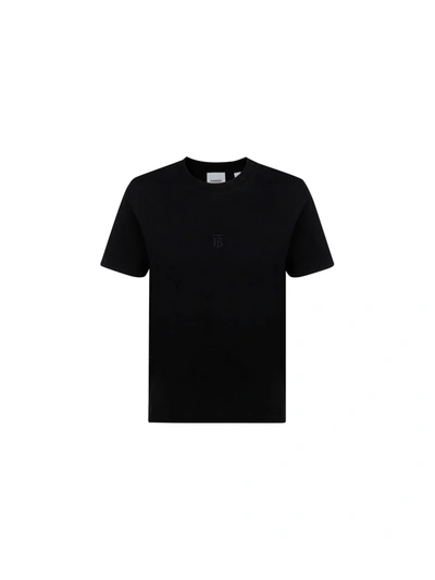 Shop Burberry T-shirt In Black