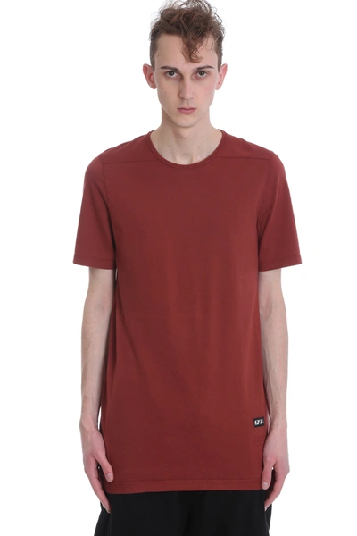 Shop Drkshdw Level T-shirt In Bordeaux Cotton