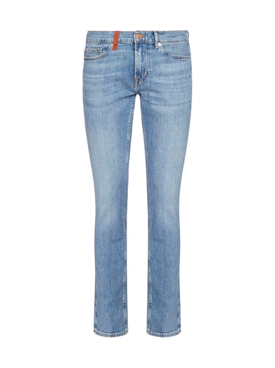 Shop 7 For All Mankind Ronnie Special Edition Pyxus Jeans In Light Blue