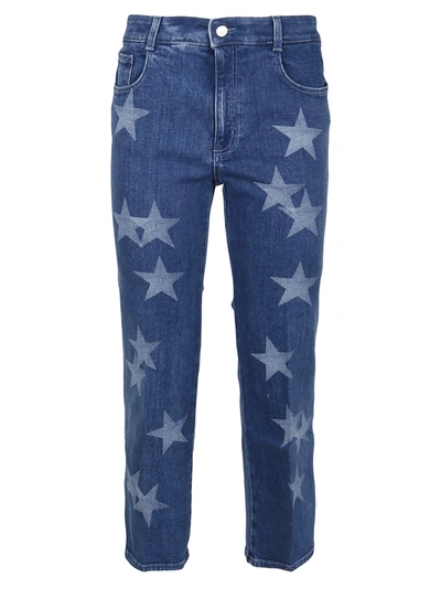 Shop Stella Mccartney New Crop Jean New Stars On Blue Sky In Medium Blue Denim