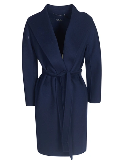 Shop 's Max Mara Messi Cardi-coat In Blu