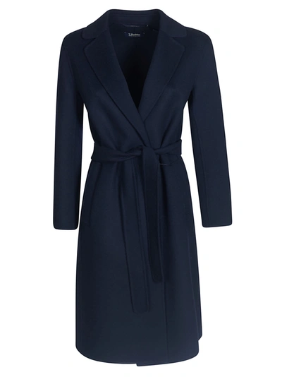 Shop Max Mara Pauline Cardi-coat In Blu