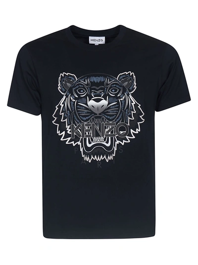 Shop Kenzo Classic Gradient Tiger T-shirt In Nera