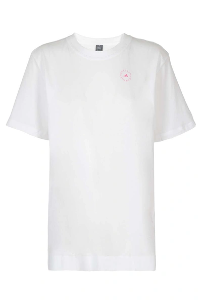 Shop Adidas By Stella Mccartney T-shirt In White Bianco