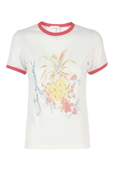 Shop See By Chloé T-shirt In Bianco