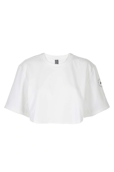 Shop Adidas By Stella Mccartney T-shirt In White Bianco