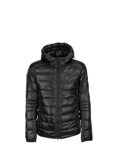 Shop Canada Goose Crofton - Down Hoody Jacket In Black
