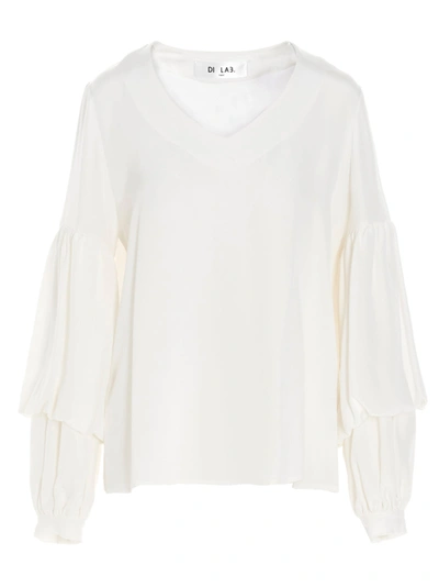 Shop Di.la3 Pari' Shirt In White