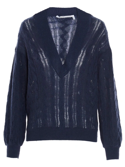 Shop Agnona Sweater In Blue