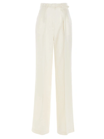 Shop Gabriela Hearst Vargas Pants In White