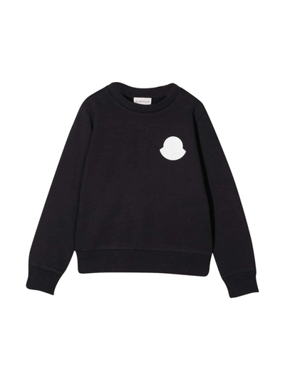 Shop Moncler Enfant Sweatshirt In Nero