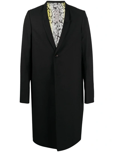 Shop Rick Owens Moreau Single-breasted Coat In Black