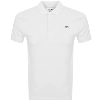 Shop Lacoste Sport Polo T Shirt White