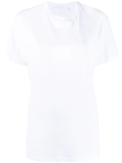 Wardrobe.nyc Wardrobe. Nyc Round Neck Cotton T-shirt In White