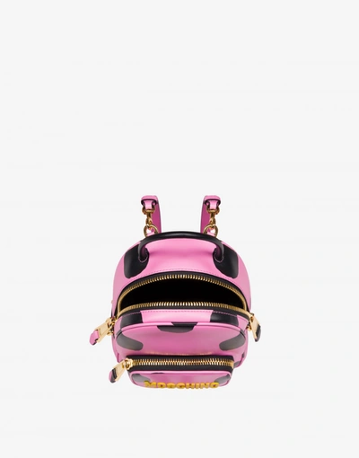 Shop Moschino Polka Dots Backpack In Pink