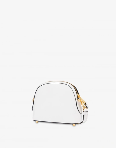 Shop Moschino Shoulder Bag With Logo In White