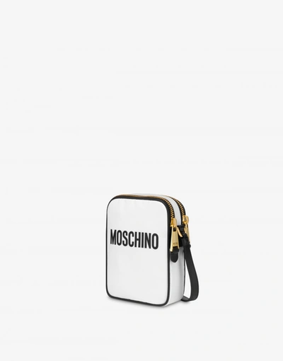 Shop Moschino Italian Teddy Bear Shoulder Bag In White