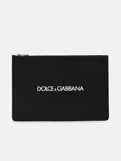 Shop Dolce & Gabbana Black Island Document Holder
