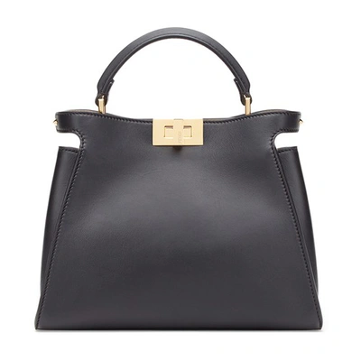 Shop Fendi Peekaboo Iconic Essentially In Noir