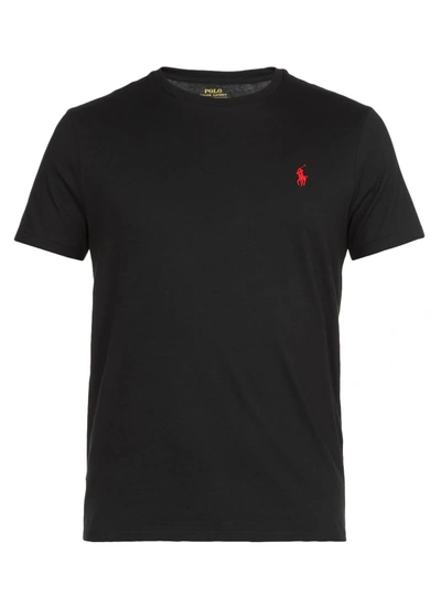 Shop Ralph Lauren Cotton T-shirt In Rl Black