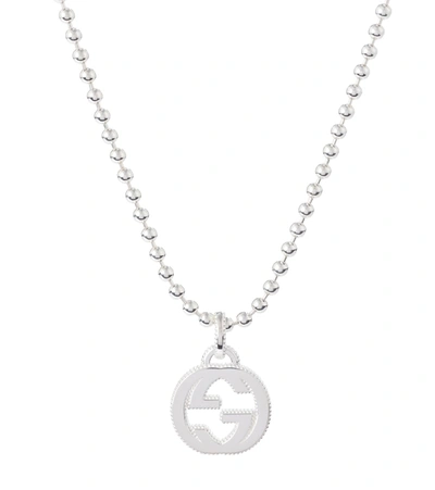 Shop Gucci Gg Sterling Silver Necklace