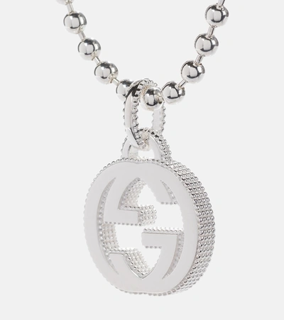 Shop Gucci Gg Sterling Silver Necklace