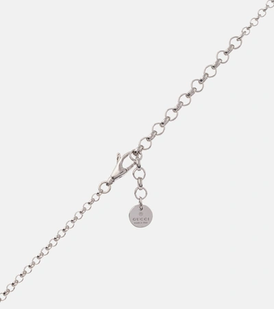 Shop Gucci Blind For Love Sterling Silver Necklace
