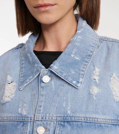 Shop Givenchy Denim Jacket In Blue