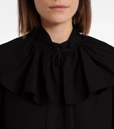 Shop Givenchy Cotton Poplin Blouse In Black