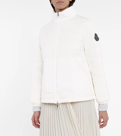 Moncler Menchib Opaque Nylon Down Jacket In White