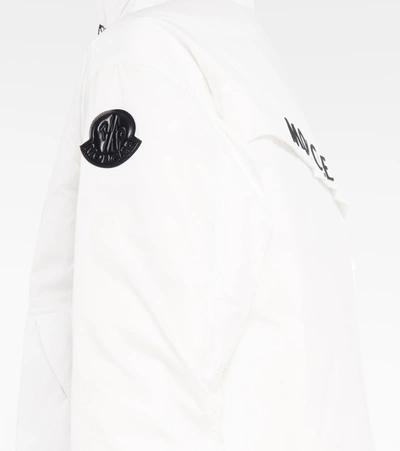 Moncler Menchib Opaque Nylon Down Jacket In White