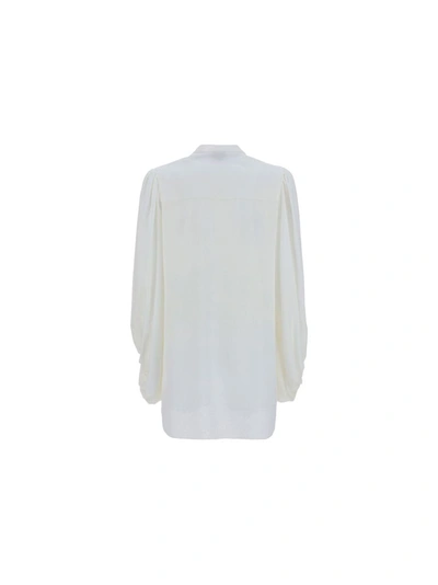 Shop Alexander Mcqueen Women's White Other Materials Shirt