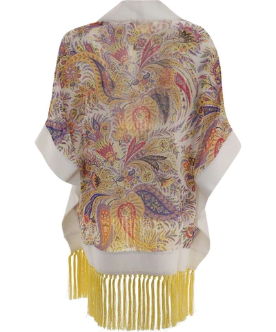 Shop Etro Women's White Other Materials Top