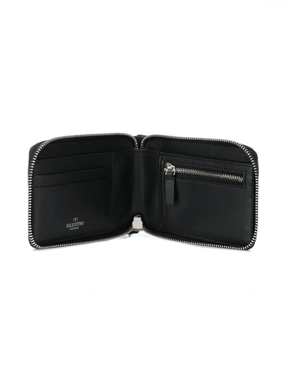 Shop Valentino Men's Black Leather Wallet