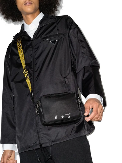 Shop Off-white Men's Black Polyester Messenger Bag