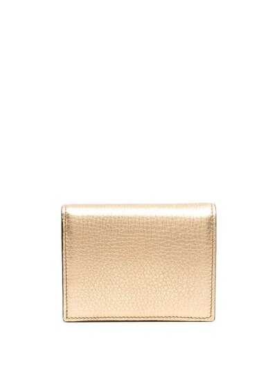 Shop Valentino Women's Gold Leather Wallet