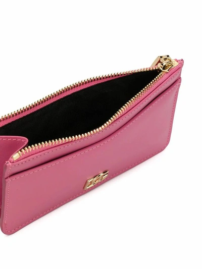 Shop Dolce E Gabbana Women's Pink Leather Wallet